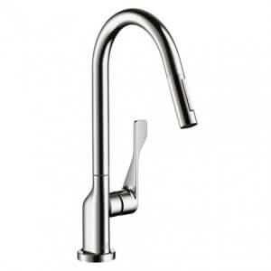 Hansgrohe Axor Citterio 2-Spray HighArc Kitchen Faucet, Pull-Down