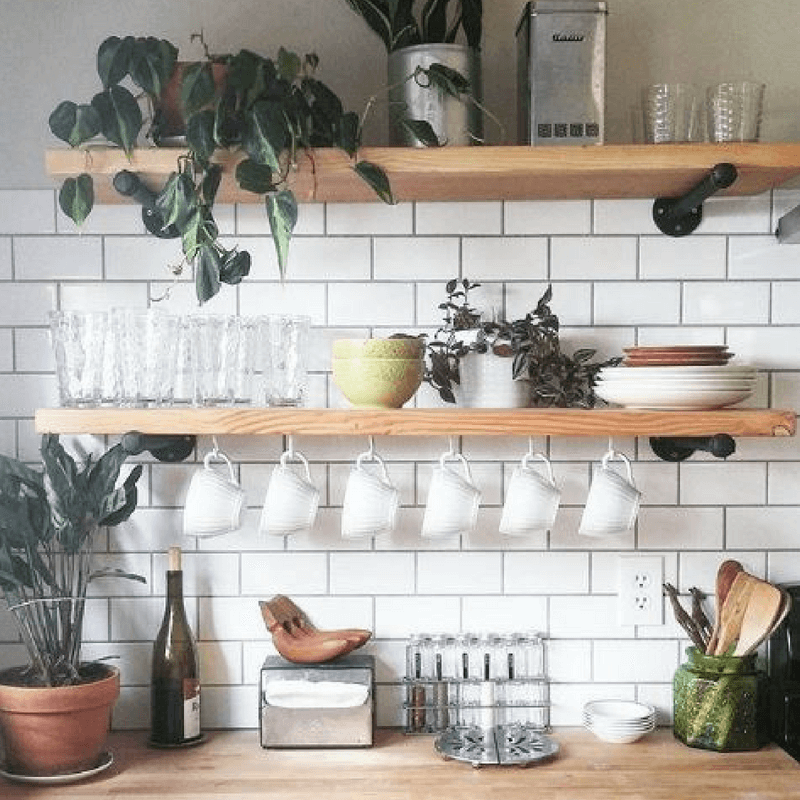 How to Make Open Kitchen Shelving Look Amazing-2