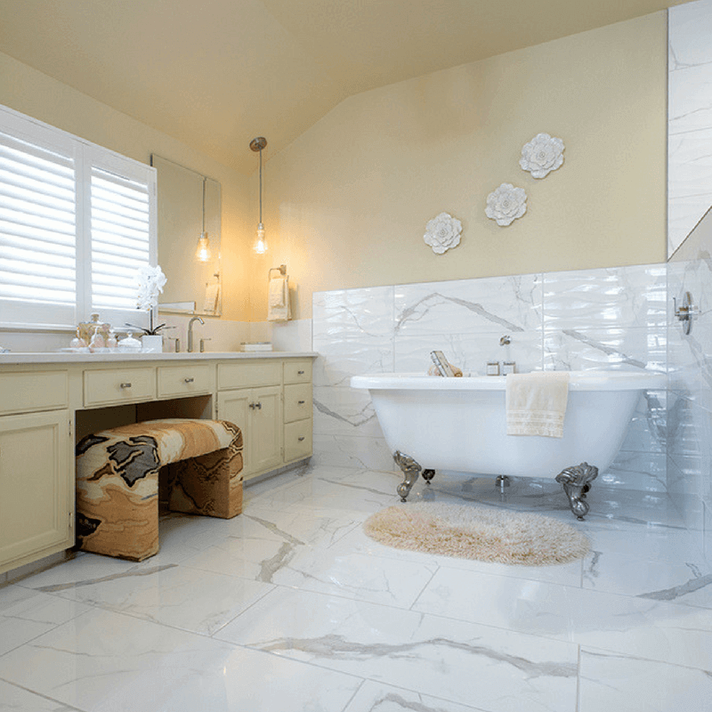 bathroom-remodel-clawfoot-tub-marble-floor-silk-bench-ktj-design-co-interior-designer-stockton