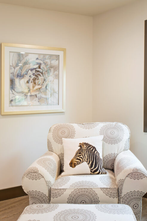 bedroom-accent-chair-zebra-pillow