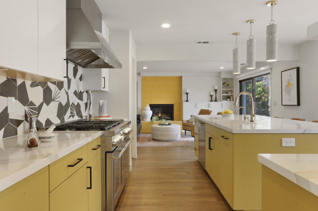 Yellow Kitchen Interior Design Lodi Ca