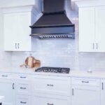 Wood Canopy Stove Hood Kitchen Remodel Lathrop Ktjdesignco Kitchen Cooktop