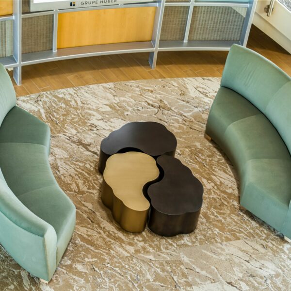 Case Study: Nature’s Curved Elegance – A Modern and Nature-Inspired Office Lobby Design