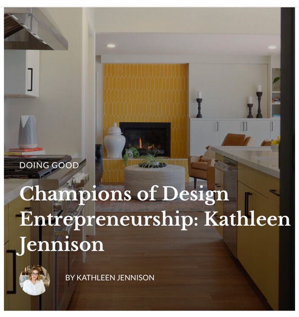 Champions Of Design Entrepreneurship kathleen Jennison Design News Now