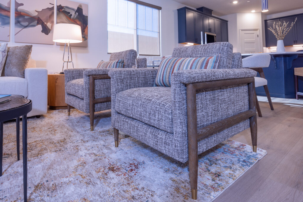 Accent Chairs Textural Fabric 95212 Interior Design Ho9a7855