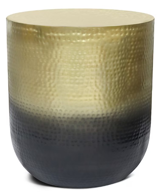 Gold Ombre Metal Round