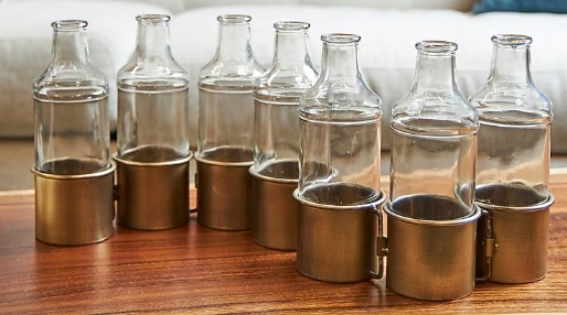 Grayson Lane Gold Iron Modern Vase