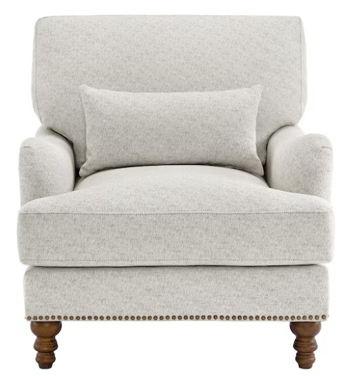 Lue Bona 2 Pack 33.1 In W Modern Linen Accent Armchair from Lowes