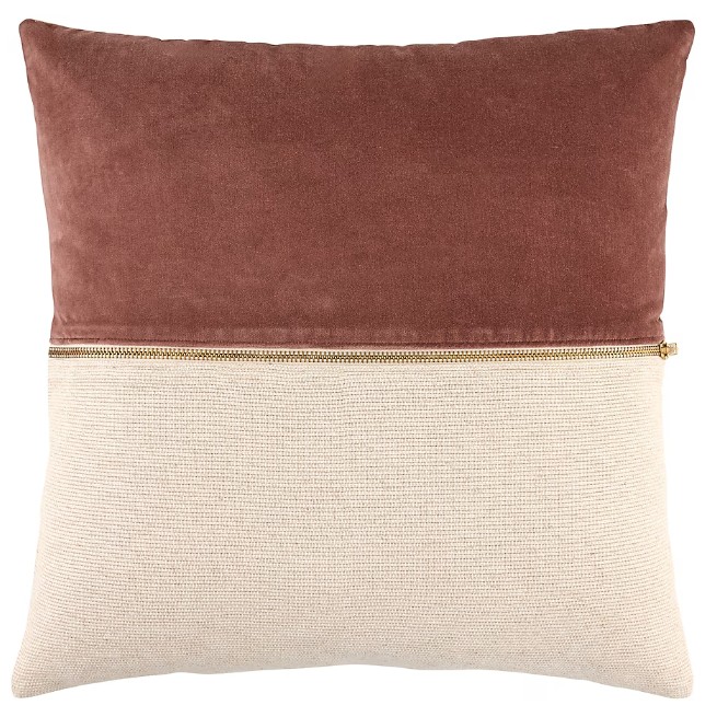 Livabliss Galey Alix San Marco 18 In X 18 In Brownbeige Square Indoor Decorative Pillow
