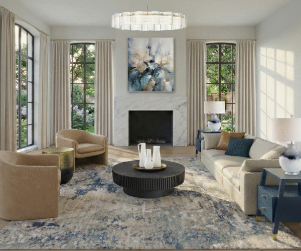 The Warm Sophisticate Living Room