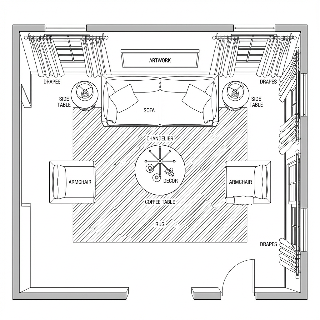 Heron Haven Nature Inspired Living Room Furniture Layout Ktj Design Co