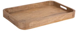 Origin 21 Brown Wood Modern Tray