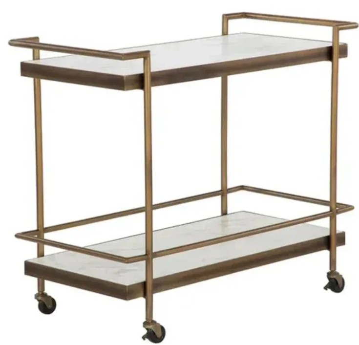Contardi Steel Framed Elegance Bar Cart
