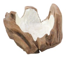 Grayson Lane Brown Wood Country Decorative Bowl