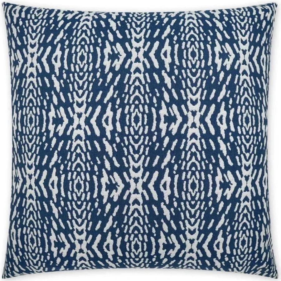 Outdoor Riff Pillow Blue