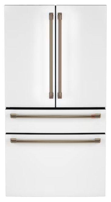 Cafe Counter Depth 23 2cuft 4 Door Refrigerator With Water And Ice Maker