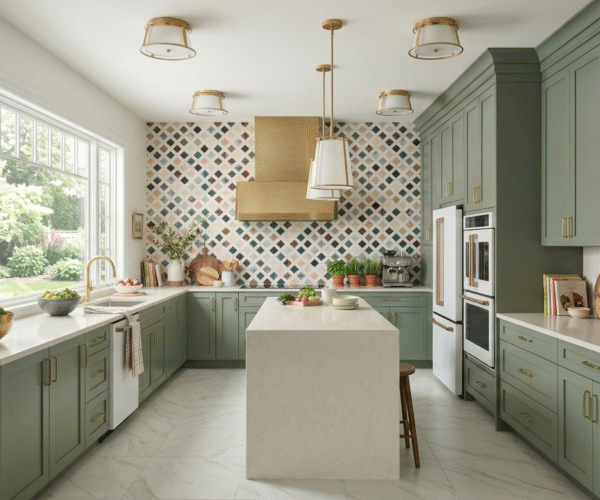 A Complete Sage Green Kitchen Remodel, Designed and Ready to Shop