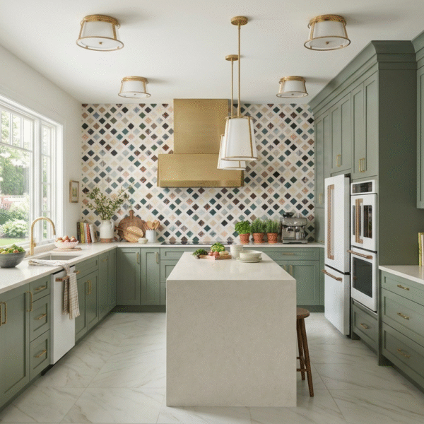 A Complete Sage Green Kitchen Remodel, Designed and Ready to Shop