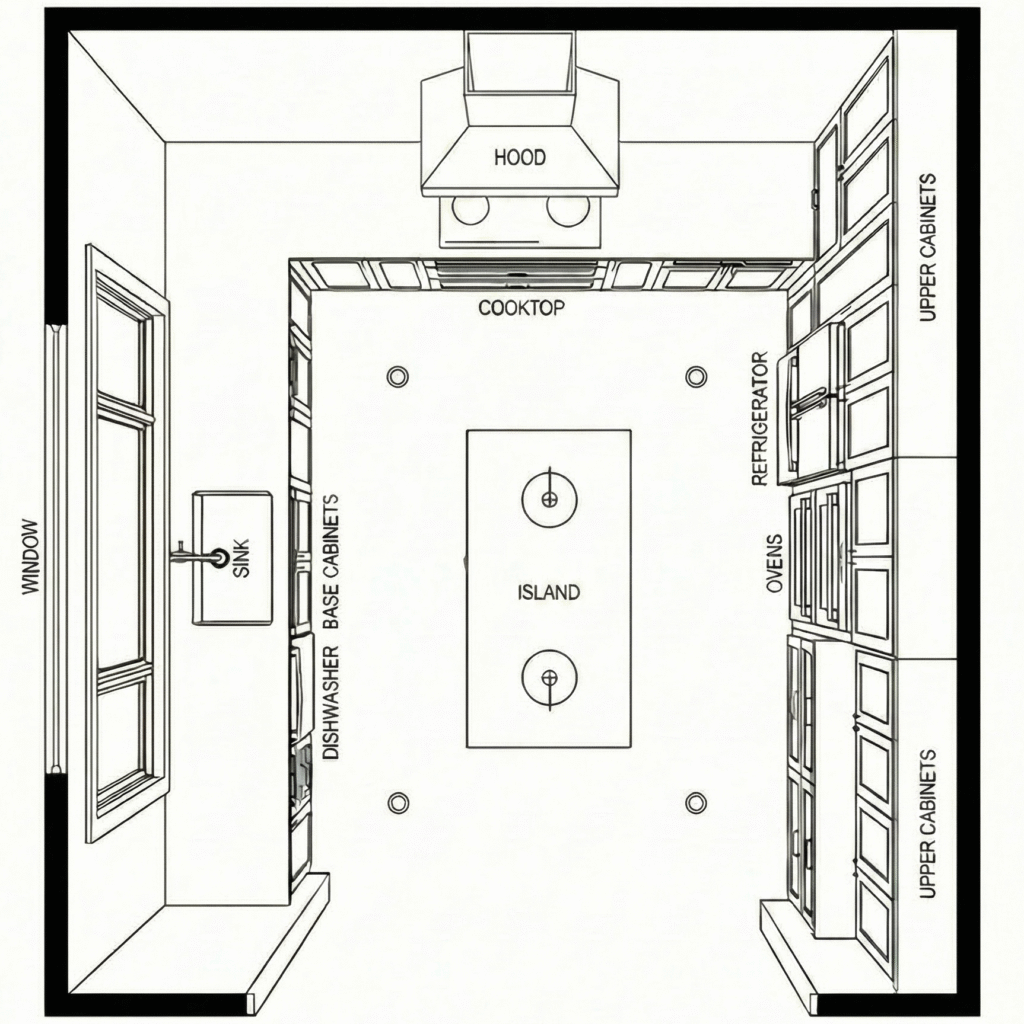 The Sage Garden Kitchen Layout