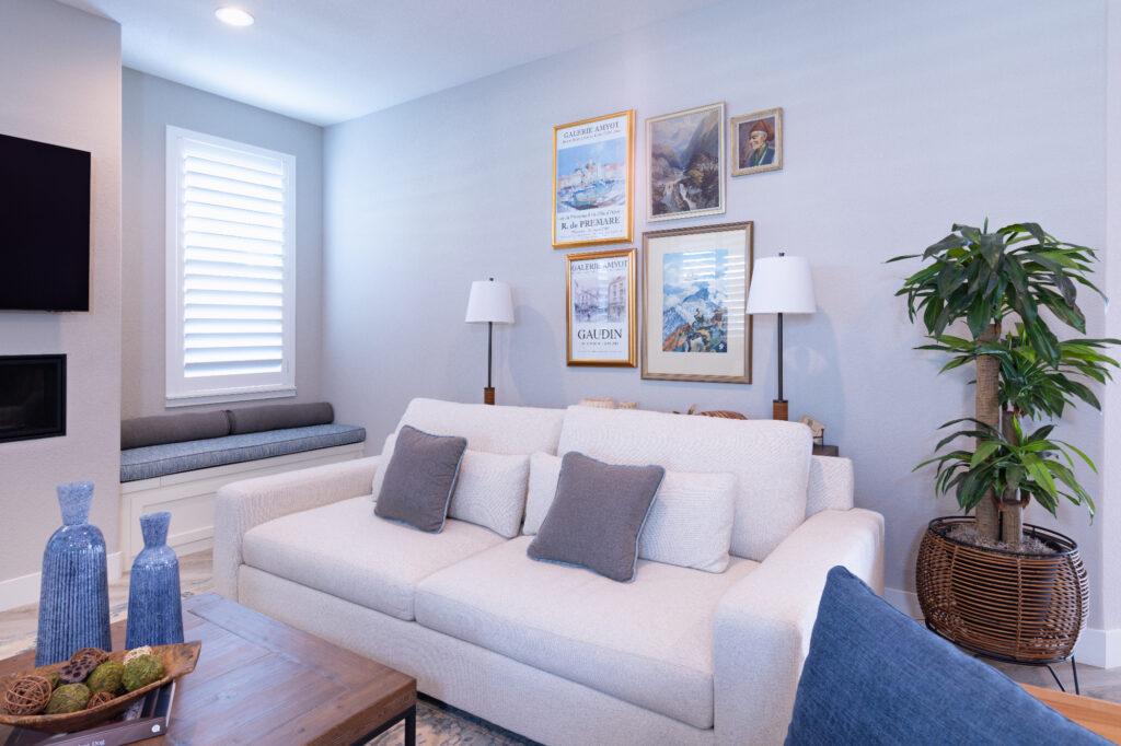 Ktj Design Co Premier Interior Designer Manteca California White Sofa Ho9a0193